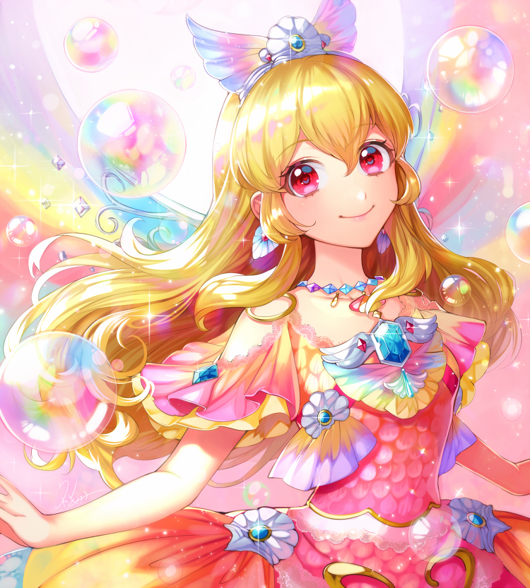 アイカツ「いちごちゃんお誕生日おめでとう～!フフッヒ!??✨
#aikatsu #アイカツ」|祀花よう子のイラスト