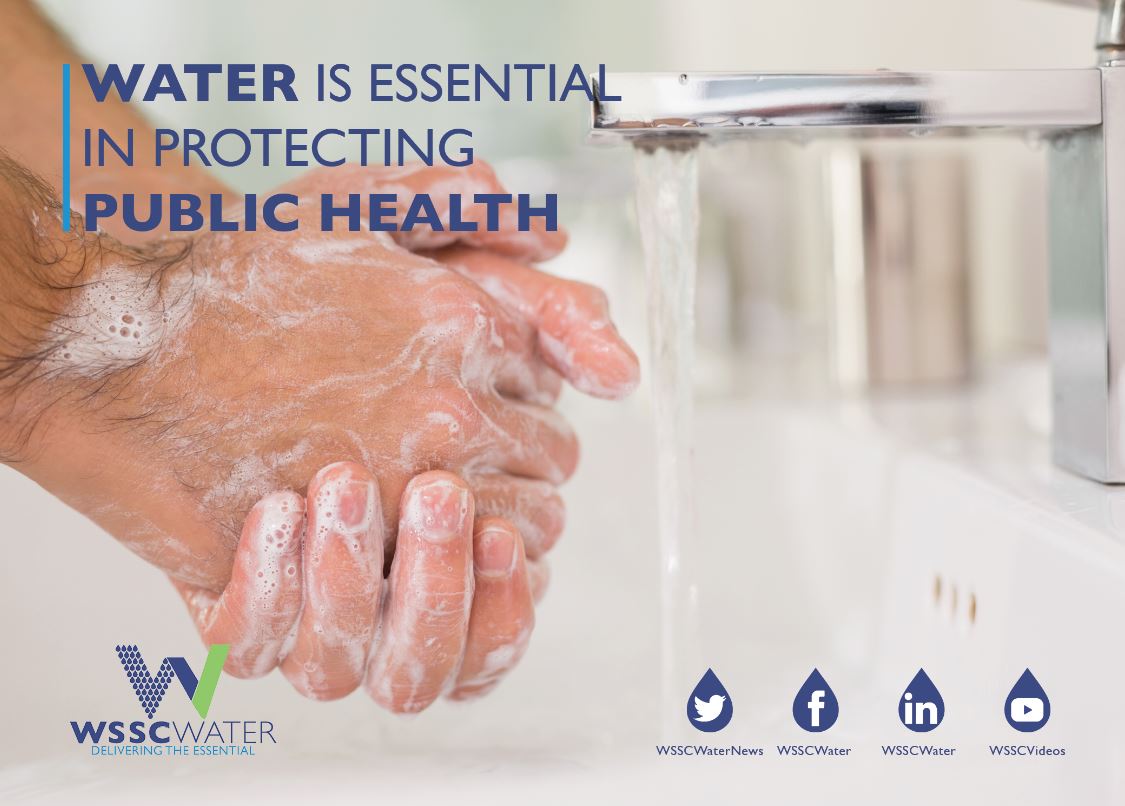 WSSCWaterNews's tweet photo. You don’t have to think twice when you open your tap to drink water or to wash your hands! Disinfectants, like chlorine, used to produce drinking water are effective to kill viruses. Learn more at https://t.co/8YZ1RrQOyN https://t.co/QQHKaoV86G