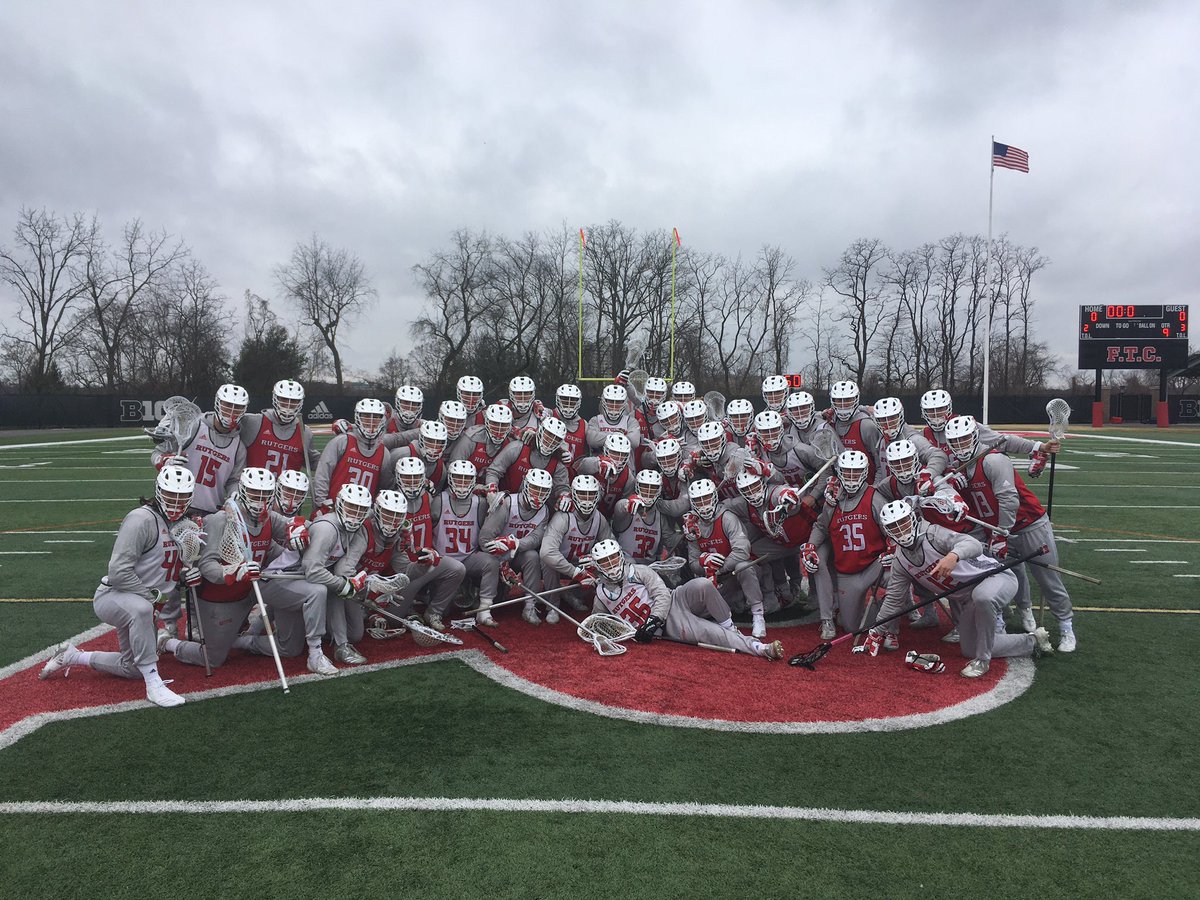 Today may not be a game day, but #RUMLax is always a brotherhood #GoRU
