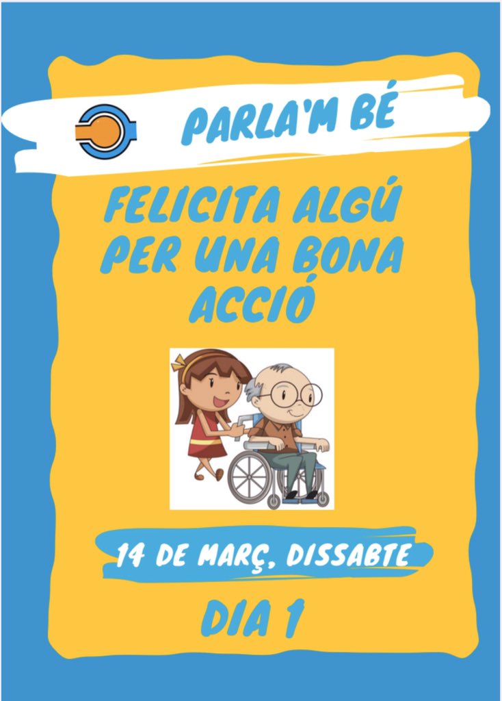 ¿Comenzamos? Comencem? Hoy es un buen día para hacer el primer reto, manda un whatsapp, crida a algú o nómbralo, però no et quedes sense felicitar a ningú. #parlambe #hablamebonito #iesmaciaabel