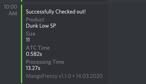 2x Kentucky 
3x Yeezy Sage (1 logged success on Wrath)

Bots: <a href="/wrathbots/">Wrath</a> @MangoFrenzy_ 
Groups: <a href="/peachypings/">Peachy Pings®</a> <a href="/PulseNotify/">yK</a> @SocratesAIO 
Proxies: <a href="/UnknownProxies/">Unknown Proxies</a> <a href="/AshburnProxies/">Ashburn Proxies</a>