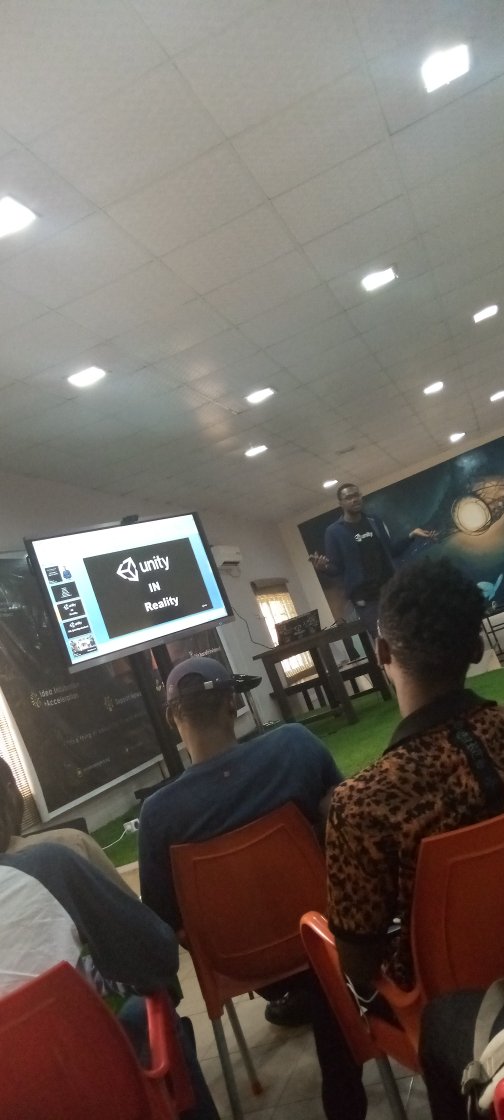 NwokoMunachi's tweet photo. This is really going well, and it's very educative, game Dev all the way...
Was really educative 
@Unity3d
@advansio
@DSC_UNN
@khelechy1337
@UnityStudents
#UnityStudentInNigeria https://t.co/FRoleZaSTX