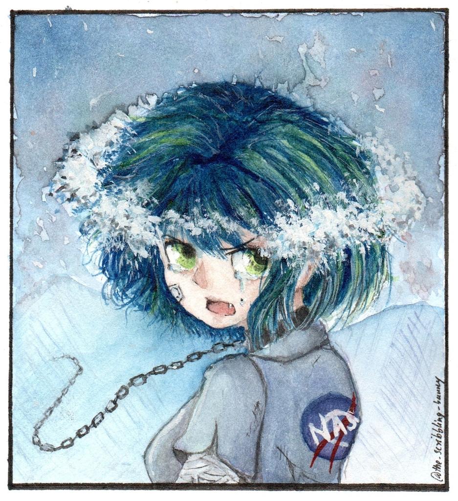 scribbling_the's tweet photo. Human... Why do you always hurt me?!! ;^;
~Earth-chan
Basic Reference: @Karukure
It was challenging to do her hair. I loved how it came out though. And her eyes!!! 
I never felt so much good after doing anime eyes. 🥰🥰🥰 https://t.co/Pb84L73eVH