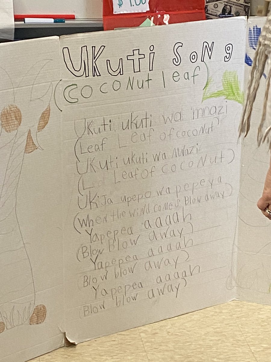 MrsLukingbeal's tweet photo. Second graders were proud to teach Ellsworth Preschoolers a new song in Swahili. Thanks to our global grandparents who taught us the song. This song is sung at their newly opened preschool in Tanzania. @kcandgusgus 💕 https://t.co/8nYMzCm5ET