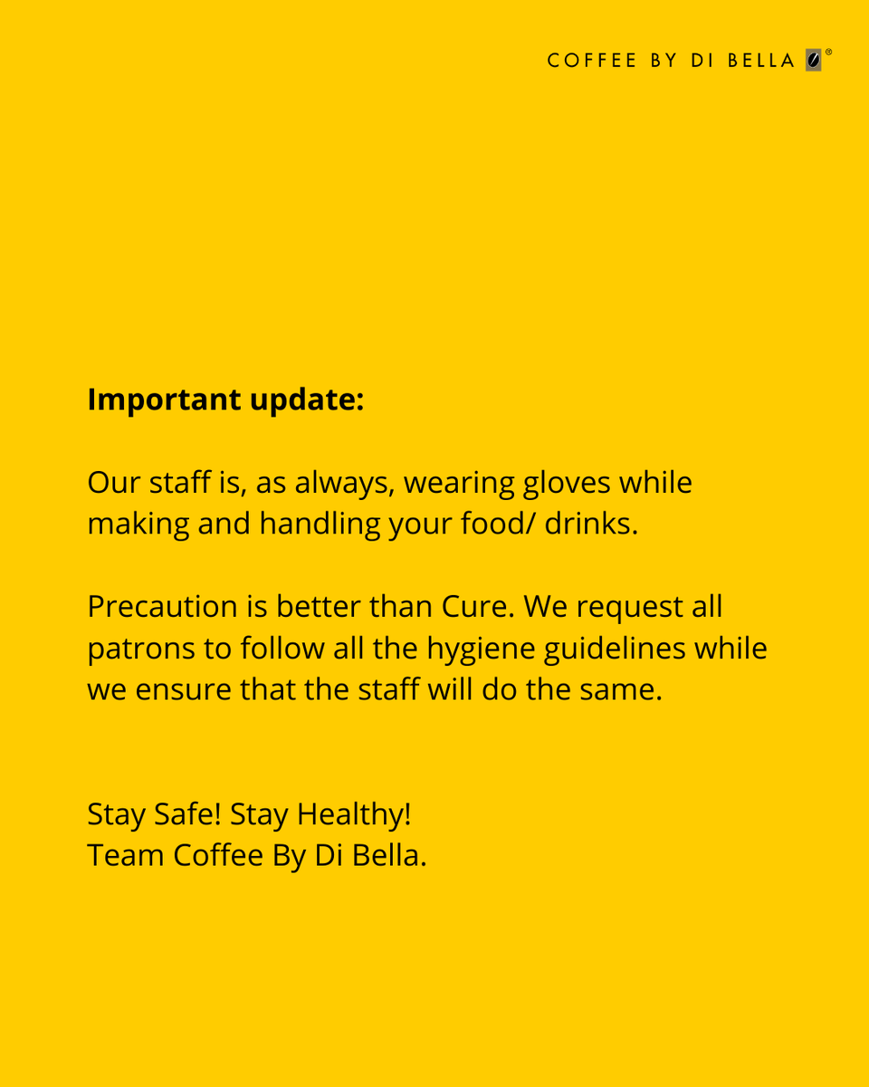 Stay safe, stay healthy! ☕