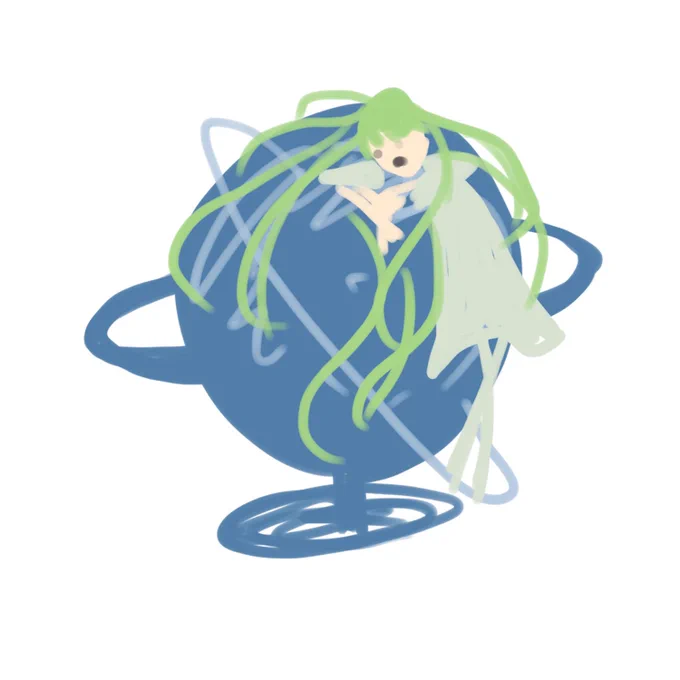 ちなみにこれのラフ描いててツボっちゃったので記念に…笑 
