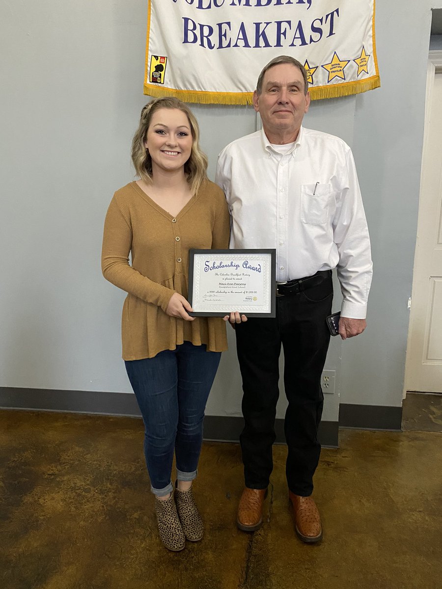 mrsparsons_hus's tweet photo. Thank you Columbia Breakfast Rotary Club for supporting Maury County Unit School students. Each unit school had one scholarship winner. @MaciParsons14 @HampshireUnit @sonyacathey1 @MauryCoSchools https://t.co/KuD4GI59g0