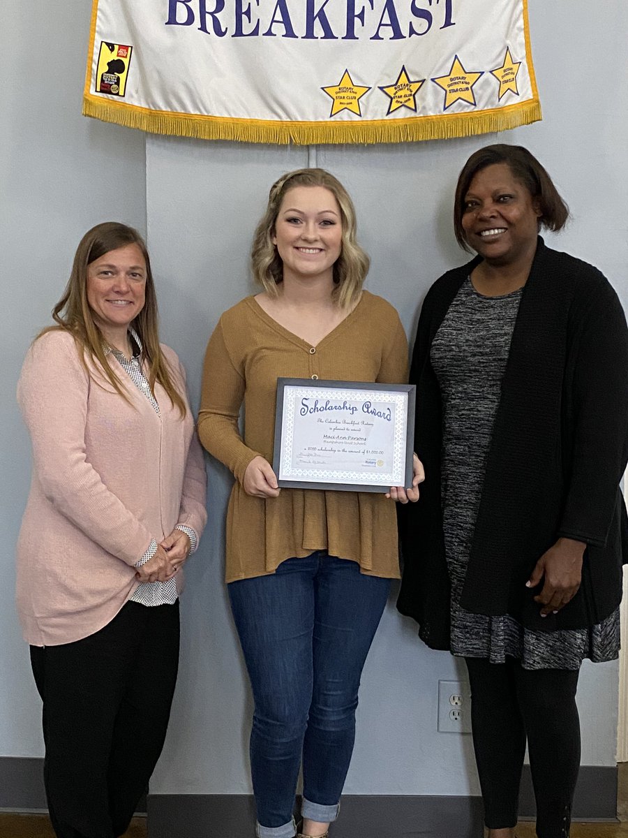 mrsparsons_hus's tweet photo. Thank you Columbia Breakfast Rotary Club for supporting Maury County Unit School students. Each unit school had one scholarship winner. @MaciParsons14 @HampshireUnit @sonyacathey1 @MauryCoSchools https://t.co/KuD4GI59g0