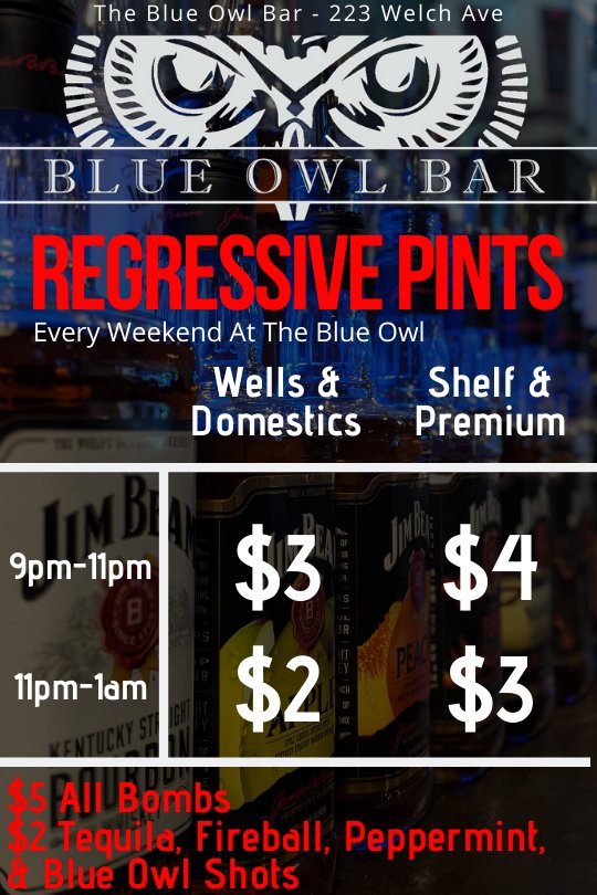 BlueOwlBar's tweet photo. Happy Saturday 🍻 https://t.co/ieNhozF472