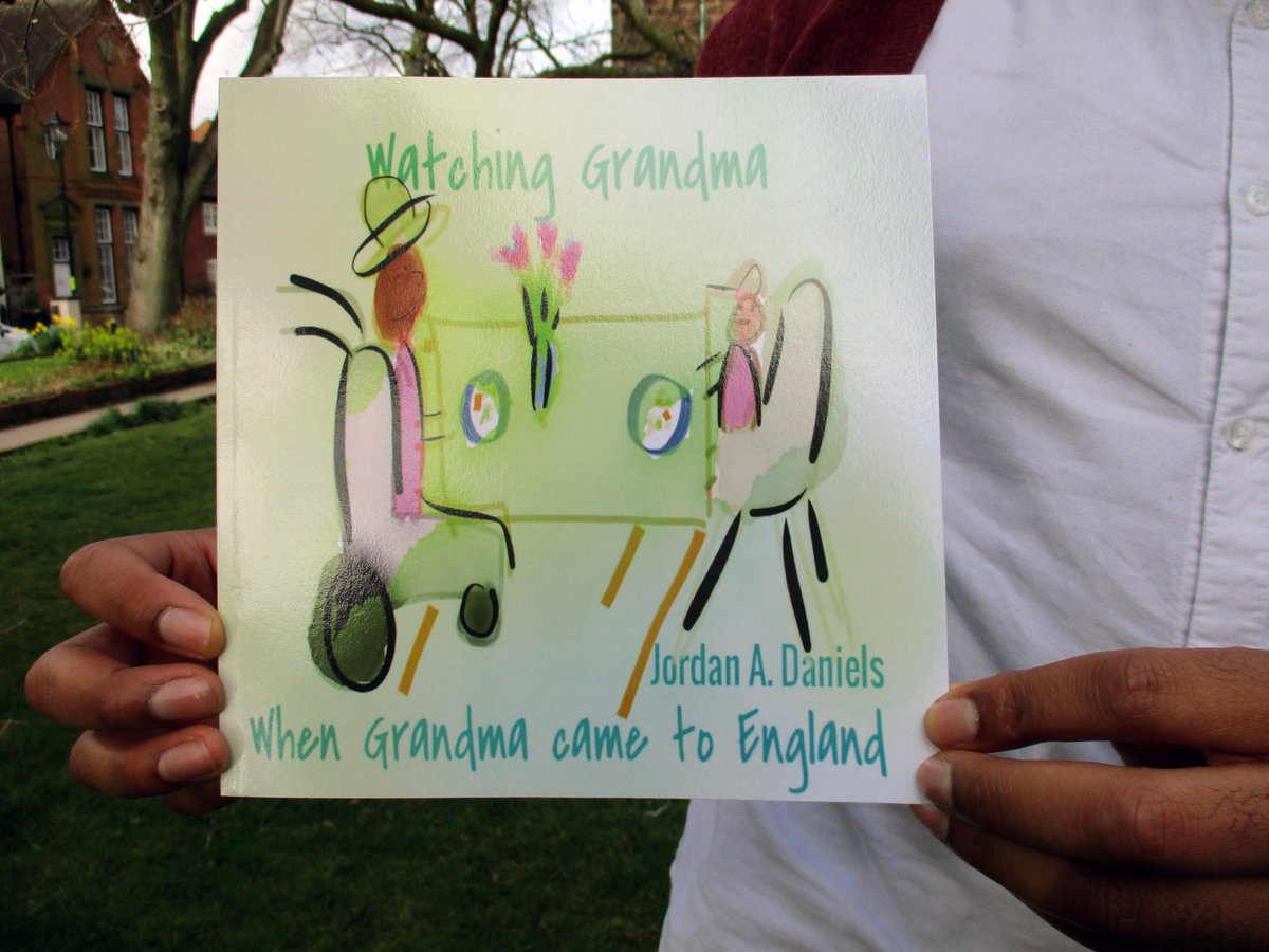 photobobuk's tweet image. Jordan A. Daniels launched his new book today, Watching Grandma, When Grandma came to England, at the Trust School, St Edburghas Church, Yardley @StEdburghas @ArtsInTheYard