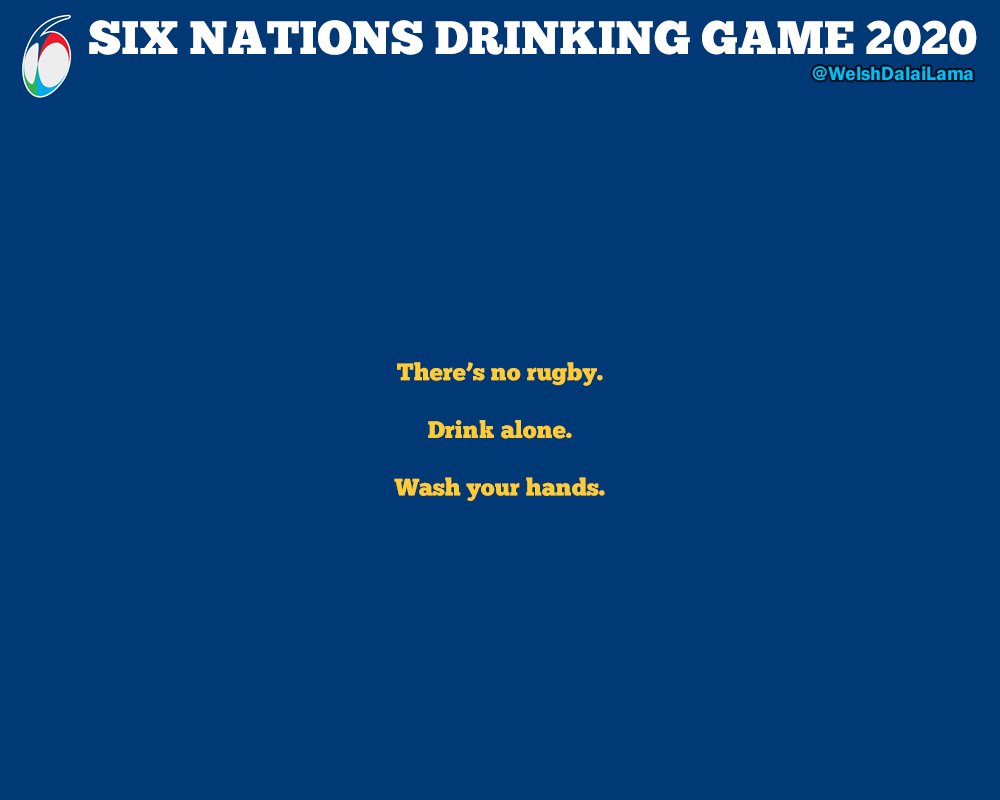 Sorry it's a bit late but I finally made a Six Nations drinking game. Enjoy!