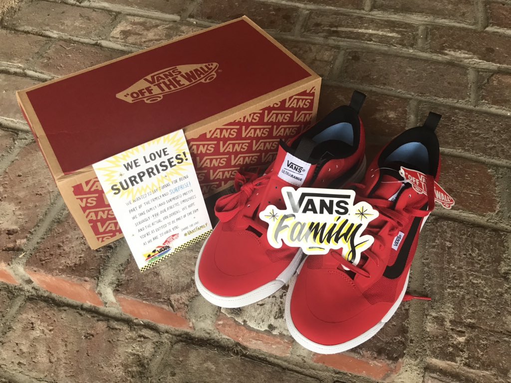 vans family sent me free shoes