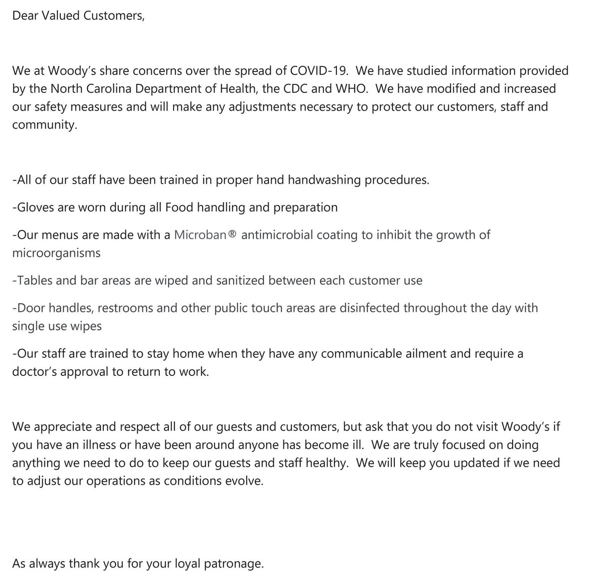 We love our Woodys family!❤️