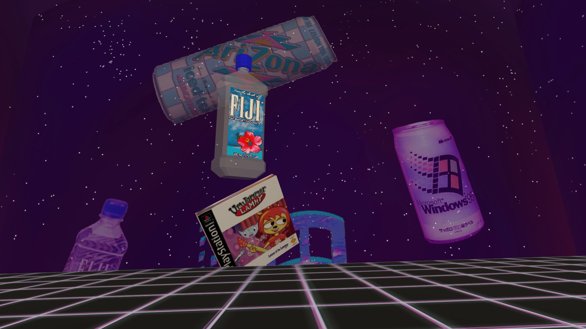 Smiley笑顔 Vクリエイター 今日の Vrchat 前半はワールド巡り 後半は Vroidのメンバーとpulpulさんと遊びました Waffle House Vaporマシマシのワッフル専門店 Fragile Shop エモい背景に数々の商品が みんな勢ぞろい みんなありがとう