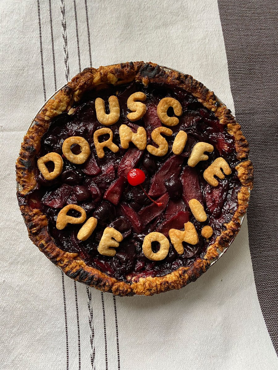 USCDornsife's tweet photo. A little home-cooked comfort this #PiDay. We could all use it. #PieOn 🥧✌️

@USCAlumni @USC #PiDay2020 https://t.co/UHvC8R3wml