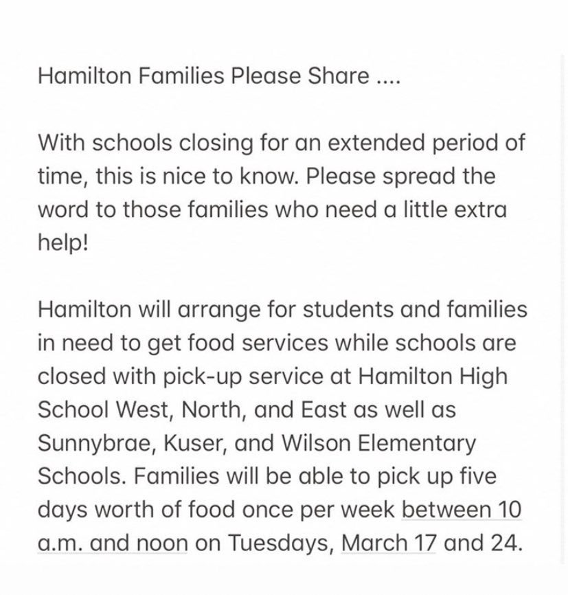 Please spread the word for those families in need‼️😊 <a href="/WeAreHTSD/">WeAreHTSD</a> <a href="/HPEreynolds/">HTSD Reynolds HPE</a>