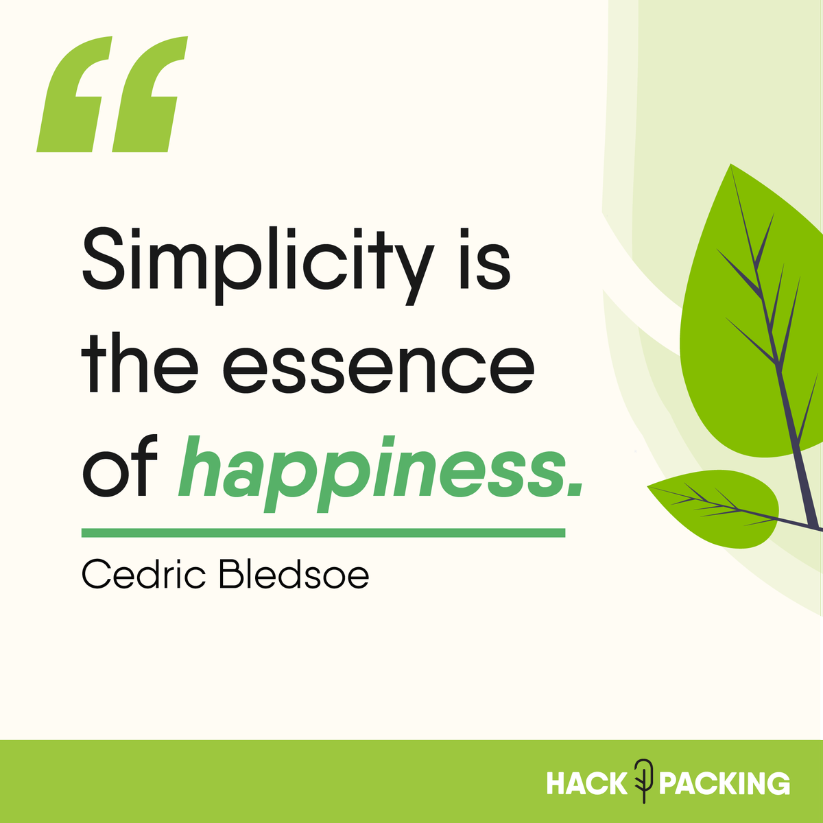HackPacking_'s tweet photo. Simple is better. #Quote https://t.co/VDgXMOLzlA