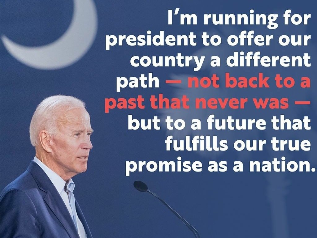 Let's work together to get Joe Biden in the White House We need him 