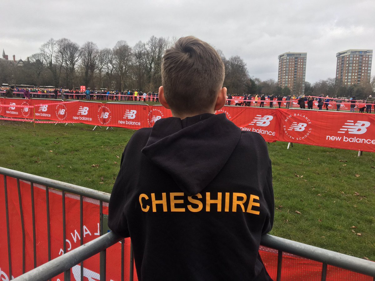 Congratulations to all the amazing athletes who competed in the English Schools Athletics Association Cross Country event today. Including our teen who ran an absolutely fantastic race for Team #Cheshire. <a href="/SchoolAthletics/">EnglishSchoolsAA</a> <a href="/NewBalanceUK/">New Balance UK</a>