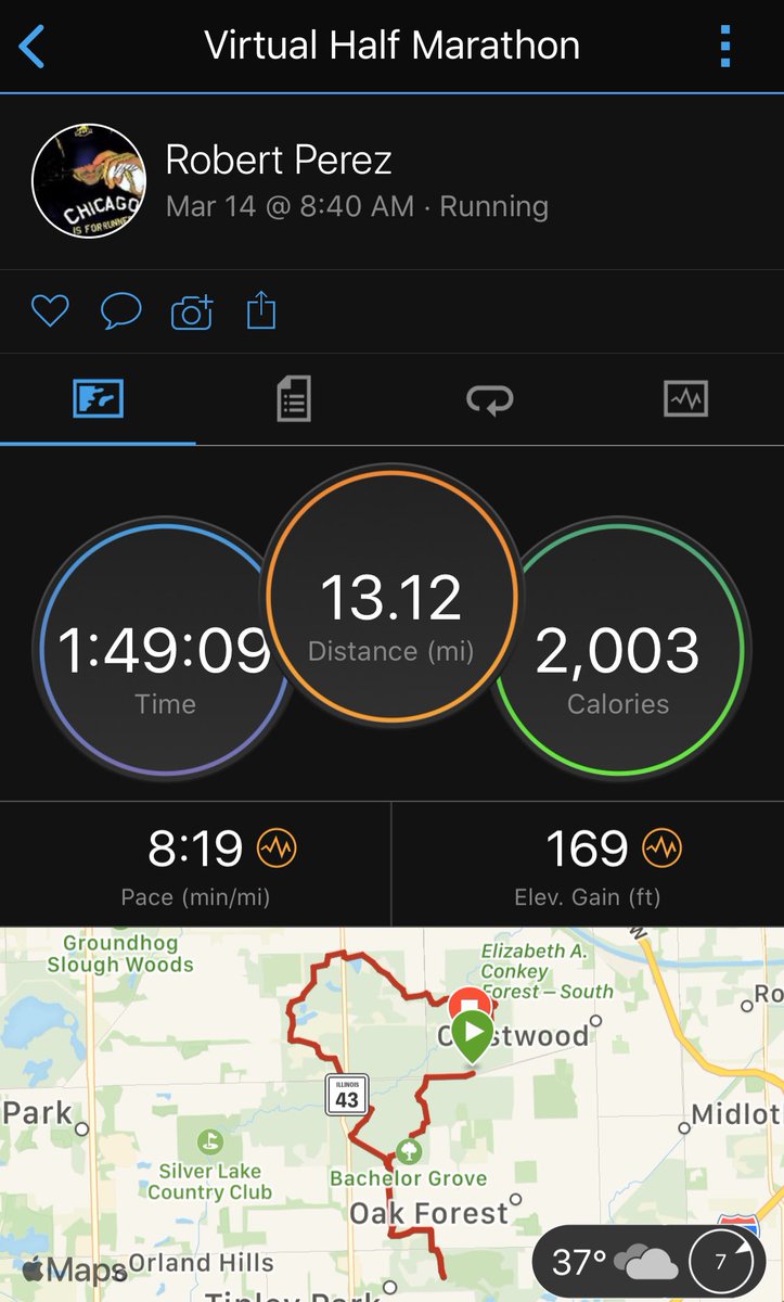 RunSuicidePace's tweet photo. Since all races have been scraped, I made a pact with my teammates to run the NYC, Team Ultra, Illinois Virtual Half Marathon today.
#CantStopWontStop
#TeamULTRA
#3Run2
#NYPDRunningClub
#BostonPDRunningClub
#DoItForTheCheers
#NYRRVolvoVirtualRacing
ππ»ππ»ππ»
πΊπΊπΊ
π€πΌπ€πΌπ€πΌ https://t.co/hhVAdykbh1