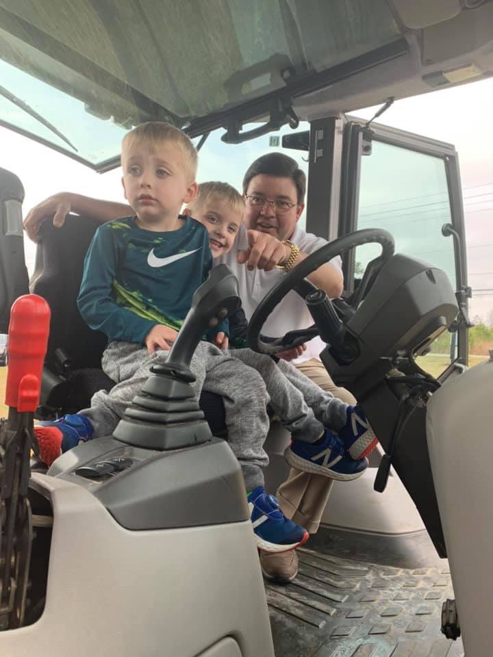 Enjoyed meeting with Mars Hill Preschool students &amp; teachers on Thursday. Special thanks to Councilman Jamie Harris and to Shannon Wilson and Corey Bray with the Russellville Street Department for showing students some of the equipment used in the Russellville Street Department.