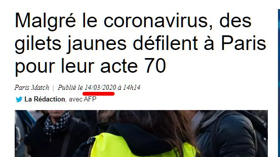Possidonio_GG's tweet photo. In piena emergenza #CoronavirusFrance, a rischio contagio, migliaia di Francesi in piazza contro #Macron.

Le conseguenze della #proliferazione del #contagio in Francia, diventano un #enorme #problema per tutta l'#Europa.
@vonderleyen @GiuseppeConteIT 
#MacronDemission just now! https://t.co/mf9urKpBor