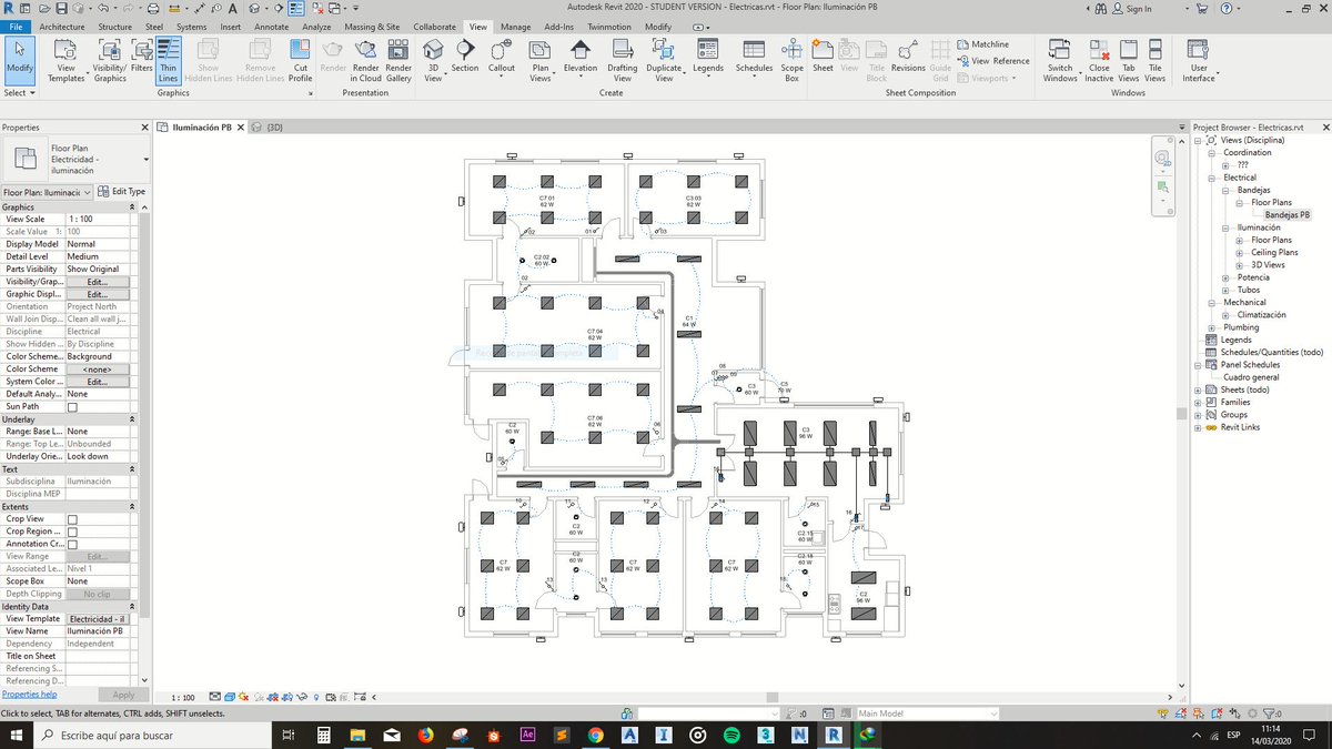 joselukeyroz's tweet image. #Revit2020 #Electrical #BIM #Freelancer