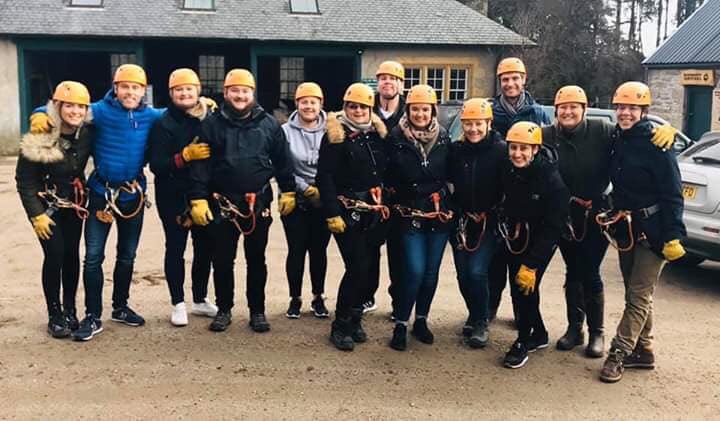SarahEwen1's tweet photo. Amazing morning @ziptrekpark #Aviemore flying through the air in the #cairngorms with our #agentpartners #FamTrip #mice #eventprofs @MacAviemore @MacdonaldHotels @AmplifiedHotels https://t.co/55bVWBZanw