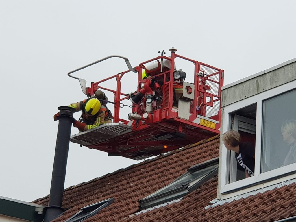Melding gebouwbrand Hofsingel Maasland
