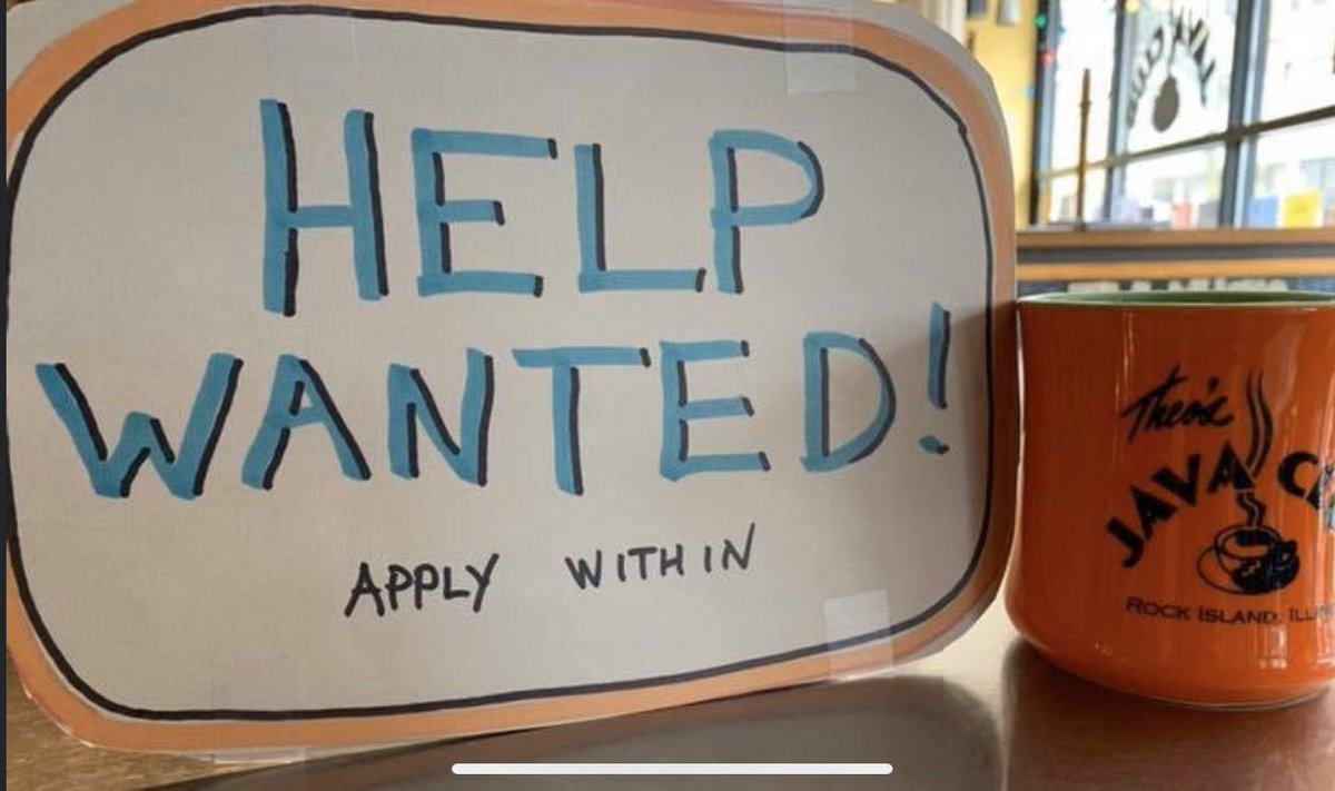 <a href="/theo_cafe/">THEO’S JAVA CLUB CAFE</a> morning shifts available! Come to downtown Rick Island, fill out an application and talk with us!☕️☕️☕️☕️☕️
