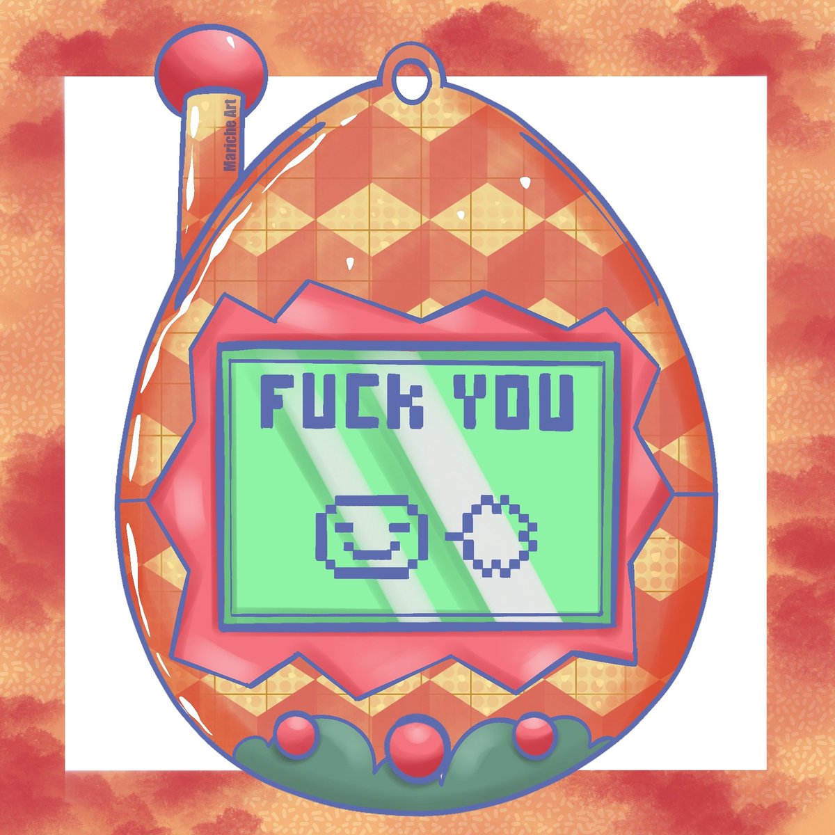 Tamagotchi Fuck You
@ConoceArtistas
@artists_helping
@TheArtistHelp
@ApoyaAlArtista
.
#aestheticstyle #aestheticart #aestheticdrawing #digitalarts #colouraesthetic #tamagotchi #tamagotchimeets #pastelpinkaesthetic #illustration #digitalart #sketch #sketchoftheday #stickers