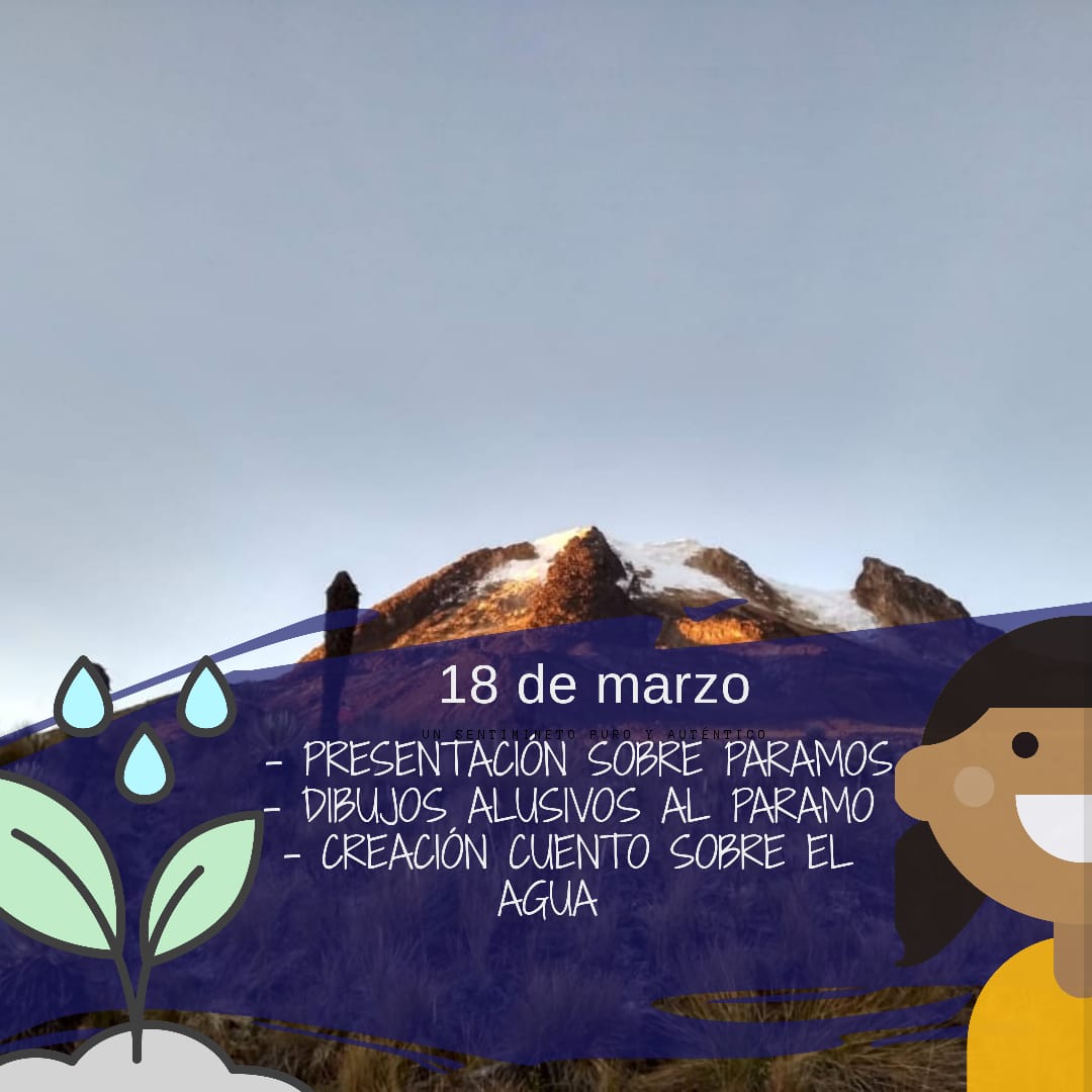 En conmemoración del día del agua la Cruz Roja Colombiana Seccional Tolima, Travesía Verde y R-planeta, celebran los días 18 y 19 de Marzo en el colegio Mariano Melendro en las sedes Cay y Chapetón esta importante Fecha. Promovemos el cuidado y protección del Medio Ambiente.