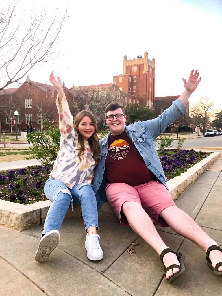 OU_2020's tweet image. Raise your hand if you’re happy that it is finally spring break!