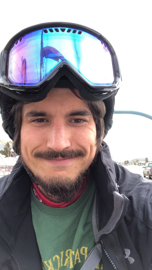Waiting for the bus, looking forward to some fresh snow! #ski2020