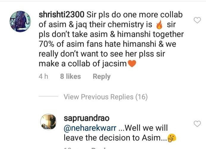 Mohitt05's tweet photo. Whoever doing it..Are they really dumb?
Don't they have brain?
Its okay if u like jacsim..they why u need to Include HK in everything
At least have some respect for someone whom asim love.
And u commenting like this..SHAME ON YOU

#AsiManshi
#AsimRiaz https://t.co/H3CbKdoZ0U