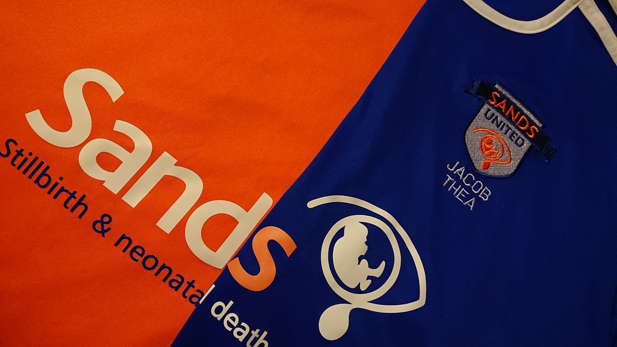 Pulled on my new away shirt this afternoon & laced up the boots again for @SandsUtdBristol. Still awaiting our first win, but results are not why me and the amazing men I play with do this. It's for our angels, and only them. #sandsunited #tangerinearmy #stilladad 🧡💙
