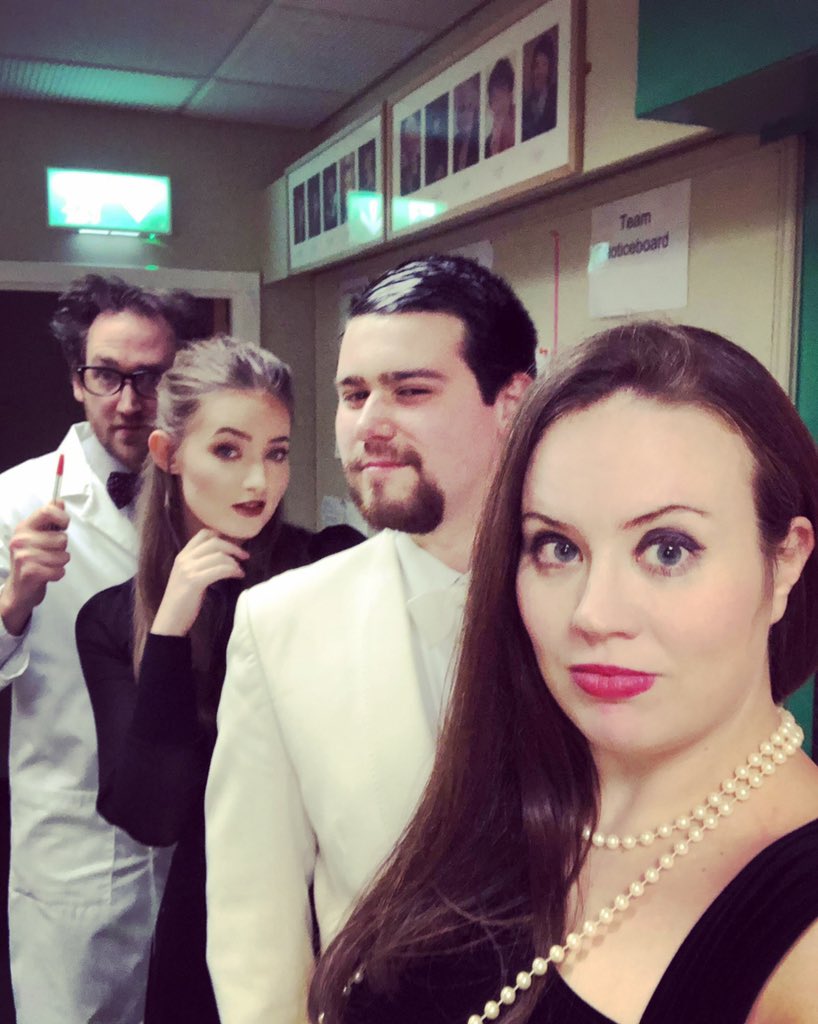 ....and within two hours of the curtain coming down in committing crime at a golf club. How are you spending your Saturday night? #thespysthelimit