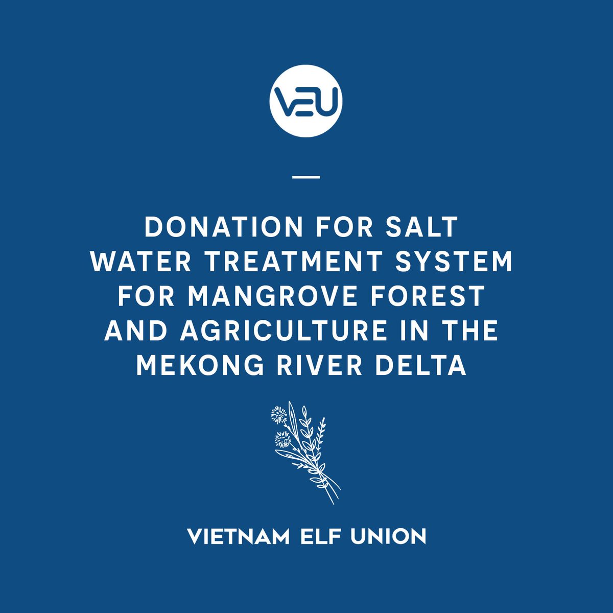 VNELFUNION's tweet photo. Under the name of Super Junior, VELF contributed 11,200USD to the local org to build a salt water treatment system for all affected areas in Mekong River Delta, Vietnam. 💙

#SuperJunior #VELF #VietnamELF #VIETNAMELFUNION #VEU #Vietnam #SaveMekongRiverDelta https://t.co/CiftOpELry