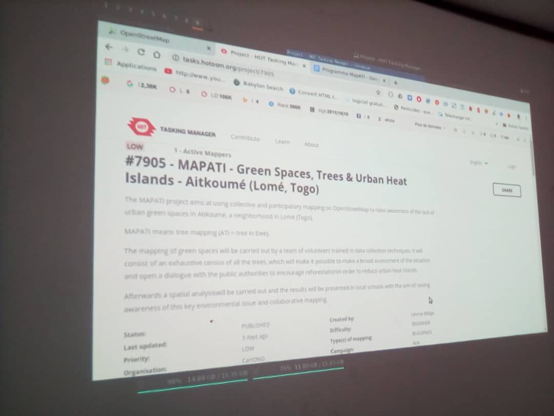 Lancement officiel de <a href="/Map_ATI/">MapATI</a> par <a href="/aimee_sama/">AIMEE SAMA</a>
 au #Togo avec le soutien de <a href="/assocCartONG/">CartONG</a> <a href="/TheMissingMaps/">Missing Maps</a>
Au programme:
👉Présentation du projet #OpenStreetMap &amp; <a href="/OSMTogo/">OpenStreetMap Togo</a>
👉Présentation du projet <a href="/Map_ATI/">MapATI</a>
👉Mapathon sur tasks.hotosm.org/project/7905 
<a href="/hotosm/">Humanitarian OpenStreetMap Team</a> <a href="/AmnestyTogo/">Amnesty International Togo</a> #TgTwittos