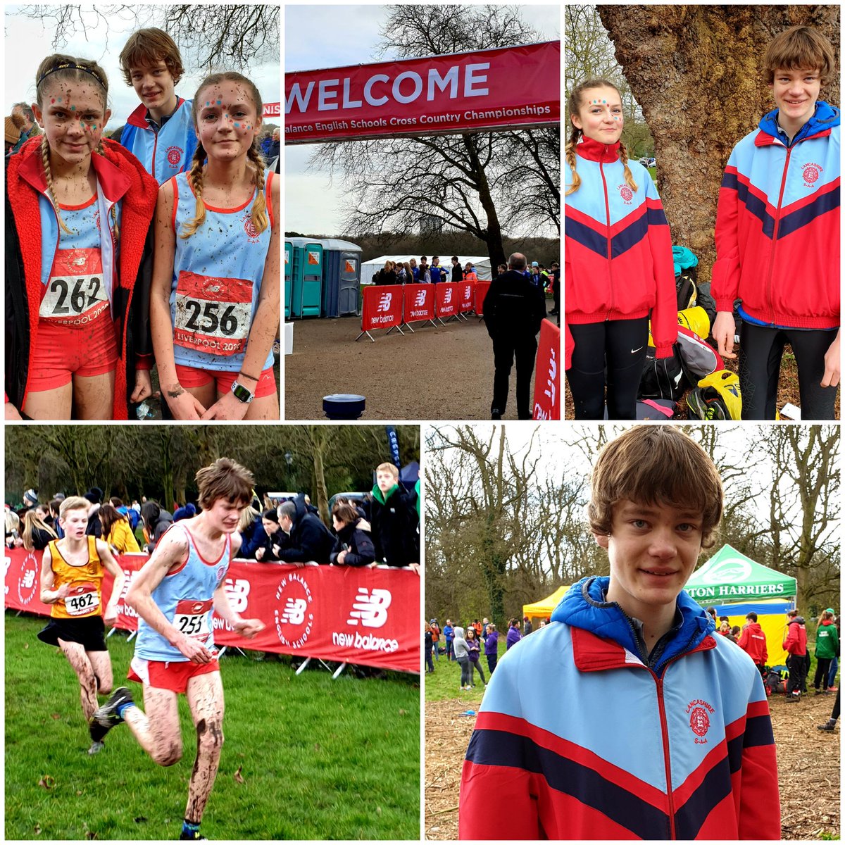 karenmayphysio's tweet photo. Very proud of Will &amp; team mates from @TrawdenAC who represented Lancashire at English Schools XC today. Will &amp; Joss 1st Lancs counters home in their races Abbey 2nd counter in her race...Will 52/334 not bad for a little club from East Lancs! #XC #muddyrunning https://t.co/vb2ywErt3T