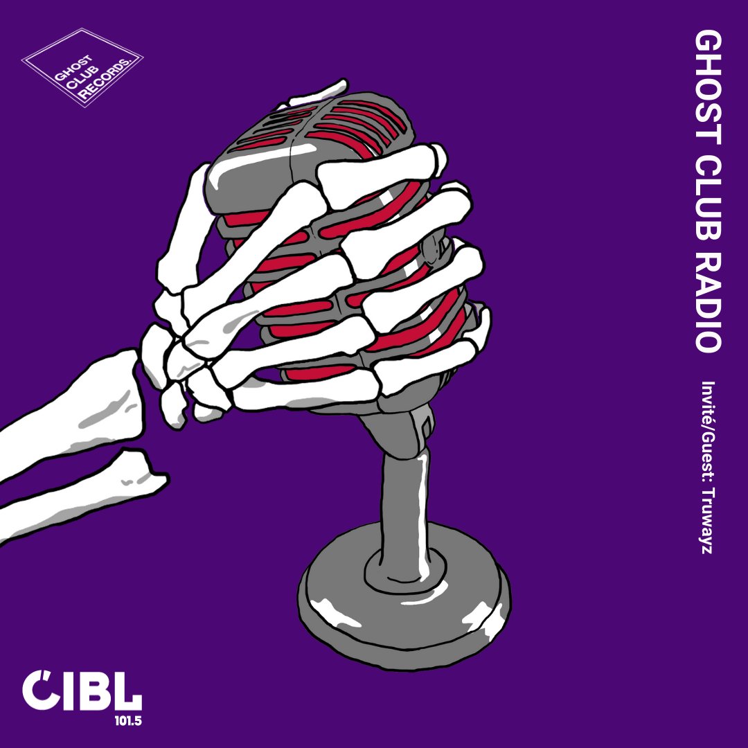 Nouvel épisode de Ghost Club Radio ce soir de 19h à 21h sur @CIBLmedia animé par <a href="/fonzymusic/">Fonzy.Everything</a> à @dj_lu_b!

On reçoit <a href="/IAMTRUWAYZ/">Truwayz</a> pour parler de son nouvel EP "Prologue"!