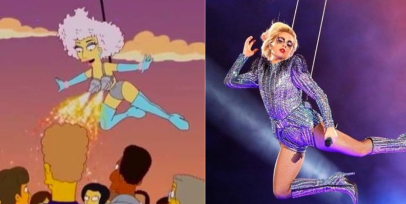 AaronRFernandes's tweet photo. The Simpsons Predicted Lady Gaga's Super Bowl HalfTime Performance FIVE YEARS AGO https://t.co/GG8BEyfhu1 #LadyGaga #LadyGagaHalftime #TheSimpsons https://t.co/9Uu3QsLMdc
