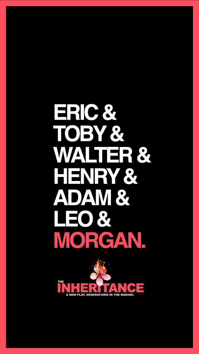 inheritanceplay's tweet photo. Although we wish we could be with you on #Broadway this weekend, carry the memory by downloading our new phone wallpapers. π² #IAmPartOfTheStory https://t.co/R7LpOf4uDe