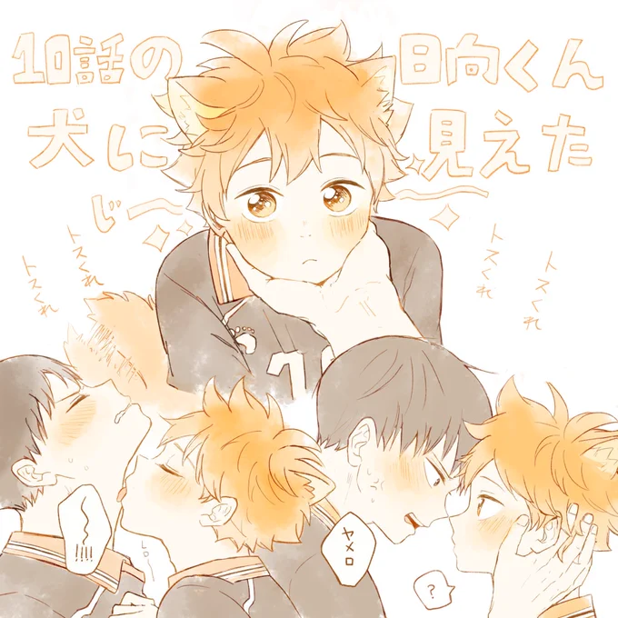 10話の日向くんワンコみたいに可愛かったよねっていうらくがき影日 