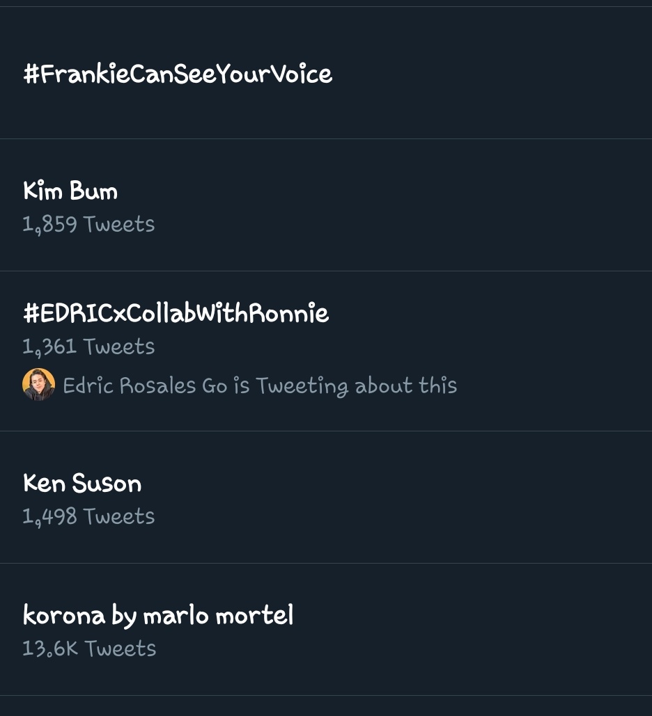 EdricGoTRENDS's tweet photo. Ganyan kayo kabilis the best kayo salamat keep on tweeting para sa collab na gusto natin @_Edricgo  and @iamr2alonte 

#EDRICxCollabWithRonnie https://t.co/rMrvLtBkIr