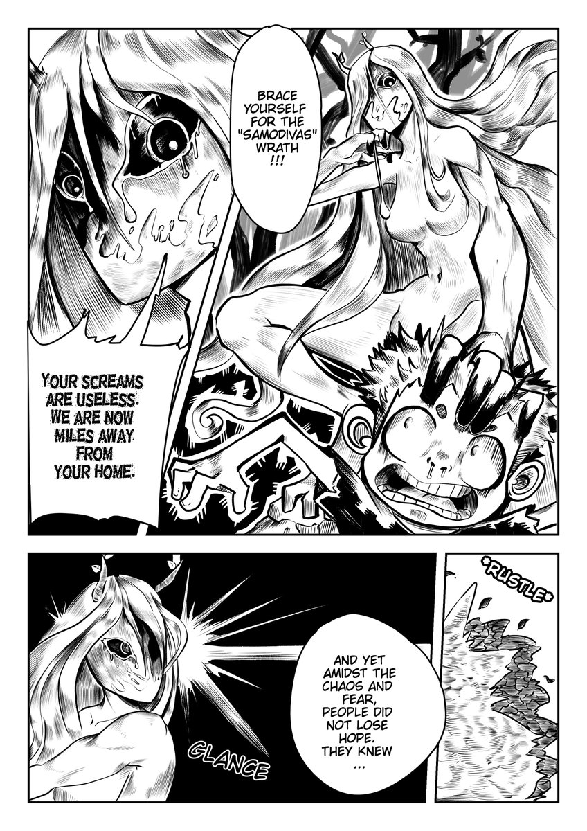 Guys i would like to share a 4 page really fast manga i drew for a contest that ended on the 12th of march. Its really rushed in places but im glad i managed to finish it in a really small time span. You read it like a normal manga and i hope twitter doesnt fuck up the page order 