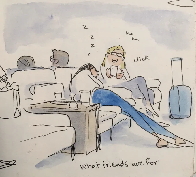 Completed another sketchbook this week! ? Started this guy back in October 2017 when we went to Egypt to visit @Bouletcorp's family. 
Here are some of my fav drawings from looking back through this sketchbook : 