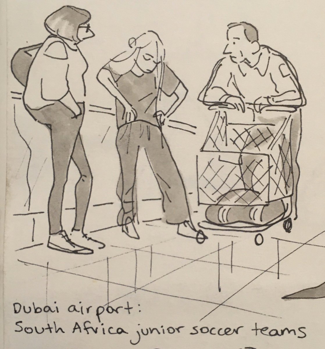 Completed another sketchbook this week! ? Started this guy back in October 2017 when we went to Egypt to visit @Bouletcorp's family. 
Here are some of my fav drawings from looking back through this sketchbook : 