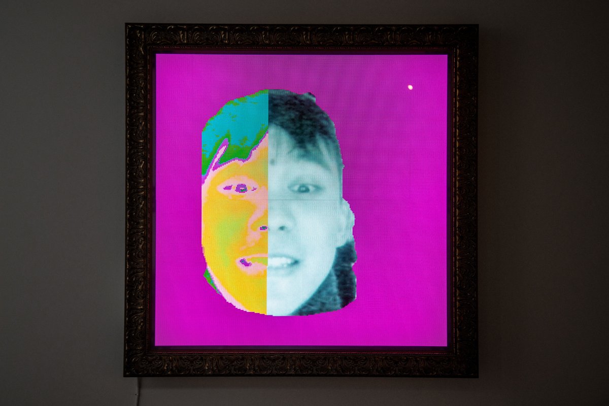 sixtrends's tweet photo. Check out our CodeX Exhibition: playable + disruptive futurist eArt.
now on until April 25, 2020.

Installation view: CodeX: playable &amp; disruptive futurist eArt, Onsite Gallery, OCAD University, Toronto, 2020. Photo: Yuula Benivolski.

#toronto #artexhibtion #eArt #Codex #digital https://t.co/cHMifOR8Kz