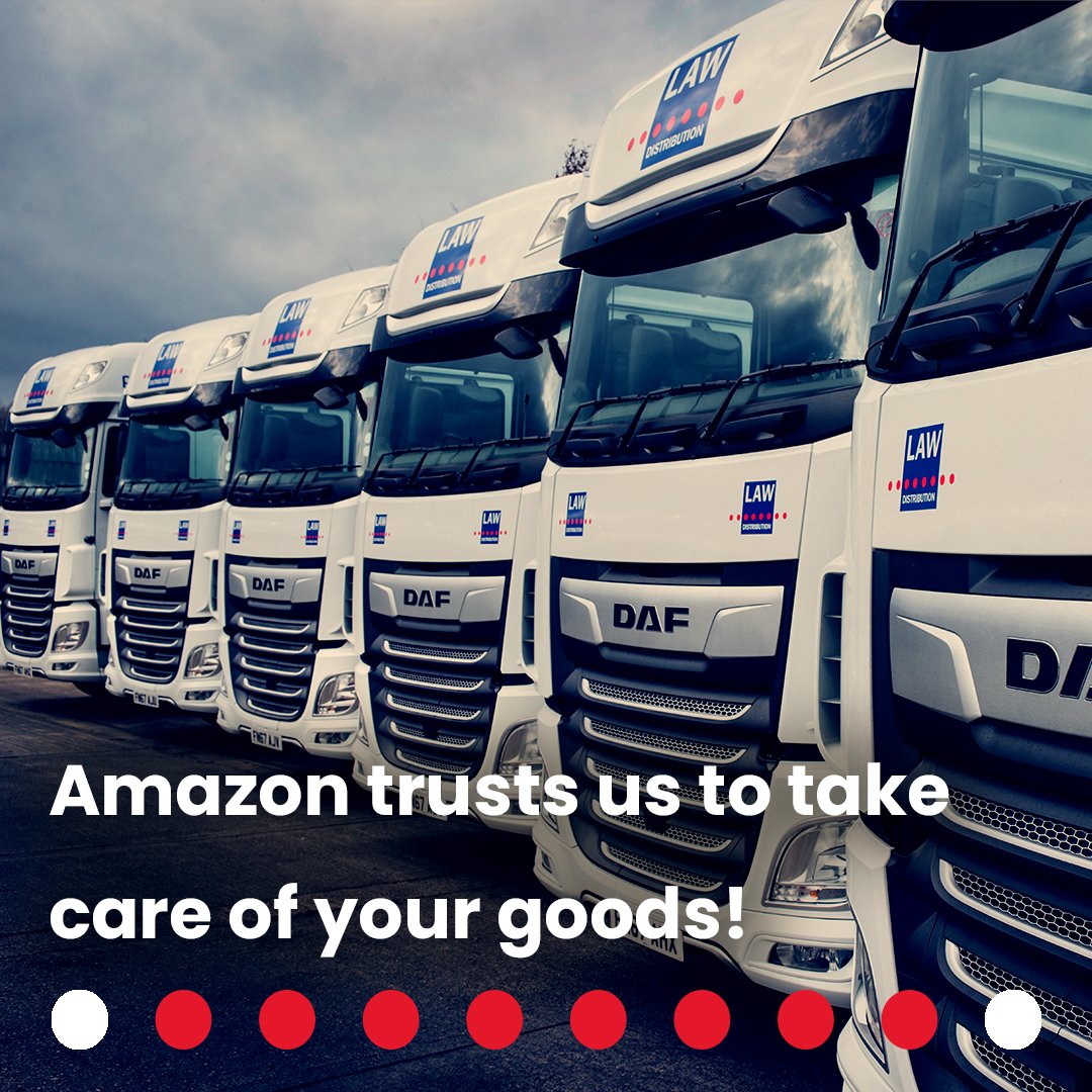 Amazon trusts us to take care of your goods! We are a member of the only pallet network to hold Amazon's preferred carrier status for inbound deliveries. #LawDistribution #Manchester #Liverpool #BondedWarehouse #Logistics
